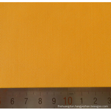 Yellow Polyester Cotton Twill T/C Woven Fabric